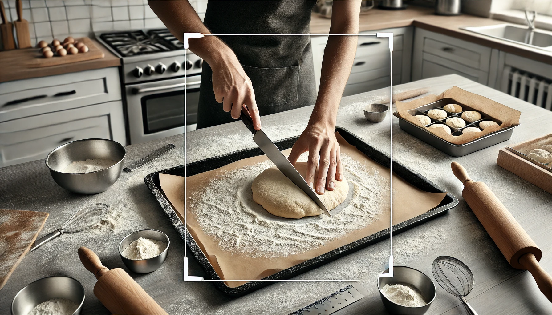 divding the dough