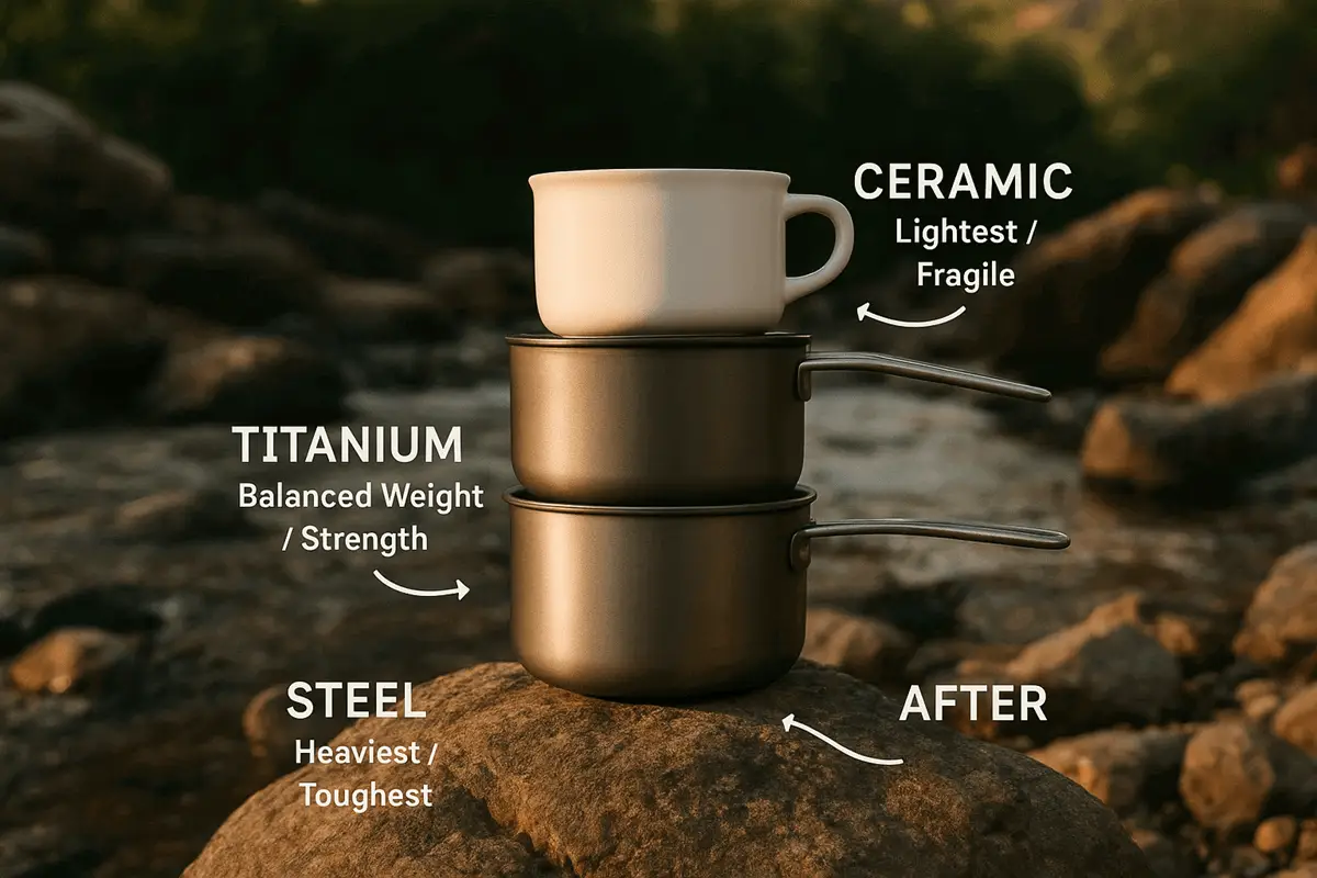 Stainless Steel Cookware for Camping